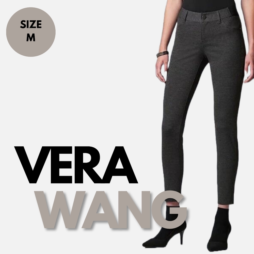 Simply Vera Skinny Ponte Gray Pants Size M